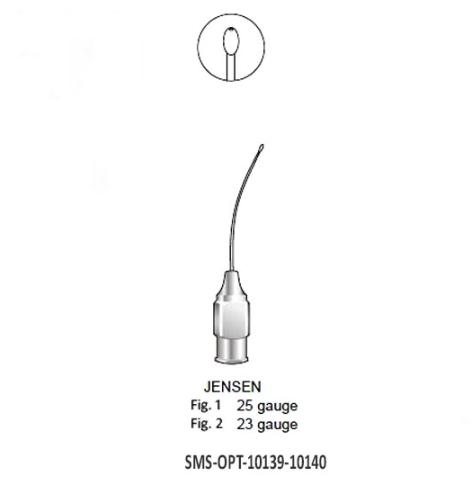 JENSEN CAPSULE SCRAPER CANNULA 23 GAUGE